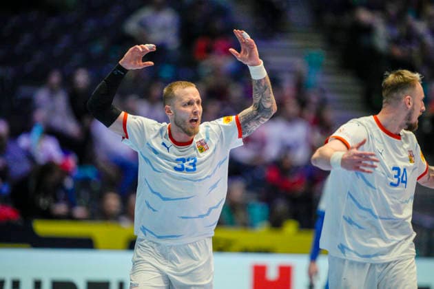 European Handball Championship, Czech Republic Ukraine Baerum 20260119 Czech Republic s Matej Nantl during the European Championship handball match between the Czech Republic and Ukraine in Unity arena Photo Stian Lysberg Solum NTB Baerum Norway EDITORIAL USE ONLY RESTRICTED USE FOR BETTING COMPANIES  Copyright: xStianxLysbergxSolumx xNTBx