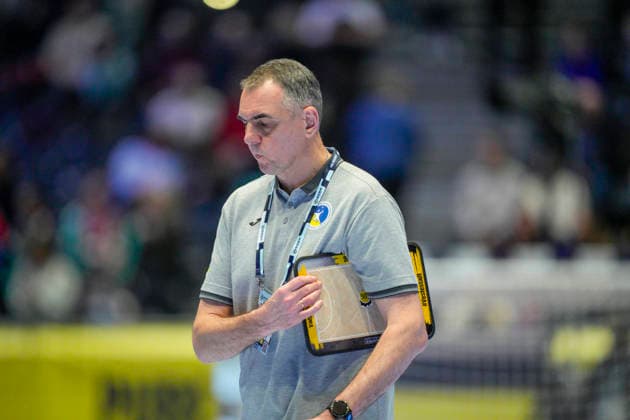 European Handball Championship, Czech Republic Ukraine Baerum 20260119 Ukraine s coach Vadym Brazhnyk during the European Championship handball match between the Czech Republic and Ukraine in Unity arena Photo Stian Lysberg Solum NTB Baerum Norway EDITORIAL USE ONLY RESTRICTED USE FOR BETTING COMPANIES  Copyright: xStianxLysbergxSolumx xNTBx
