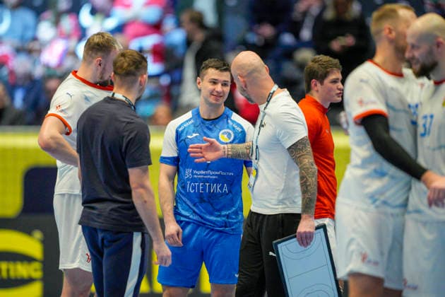 European Handball Championship, Czech Republic Ukraine Baerum 20260119 Ukraine s Illia Blyzniuk after the EC handball match between the Czech Republic and Ukraine in the Unity arena Photo Stian Lysberg Solum NTB Baerum Norway EDITORIAL USE ONLY RESTRICTED USE FOR BETTING COMPANIES  Copyright: xStianxLysbergxSolumx xNTBx