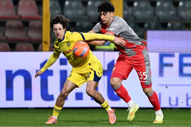Db Cremona 19 01 2026 - campionato di calcio serie A Cremonese-Hellas Verona foto Daniele Buffa Image nella foto: Domagoj Bradaric-Francesco Folino 