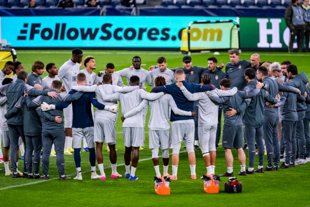 Football, CL, AS Monaco, Training