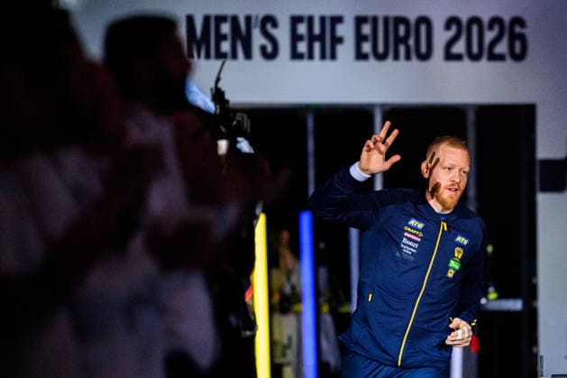260119 Jim Gottfridsson of Sweden ahead of the EHF European Handball Championship preliminary round match between Georgia and Sweden on January 19, 2026 in Malmö Photo Petter Arvidson BILDBYRAN kod PA PA1125 handball handball handball handballs em 2026 georgien sverige sweden ehf european handball championship georgia bbeng  Copyright: PETTERxARVIDSON BB260119PA111