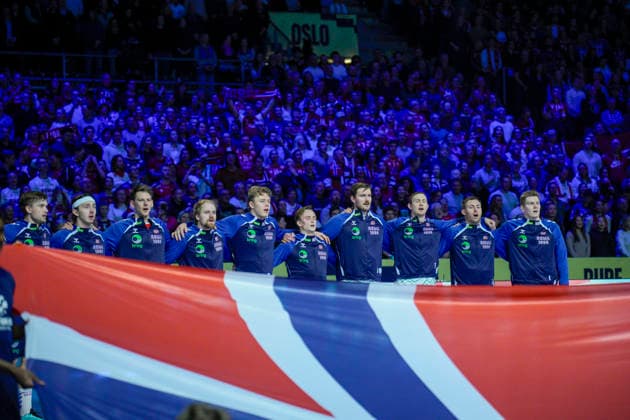 European Handball Championship 2026 France Norway Baerun 20260119 Norway s team before the European Championship handball match between France and Norway in Unity arena Photo Stian Lysberg Solum NTB Baerun Norway EDITORIAL USE ONLY RESTRICTED USE FOR BETTING COMPANIES  Copyright: xStianxLysbergxSolumx xNTBx