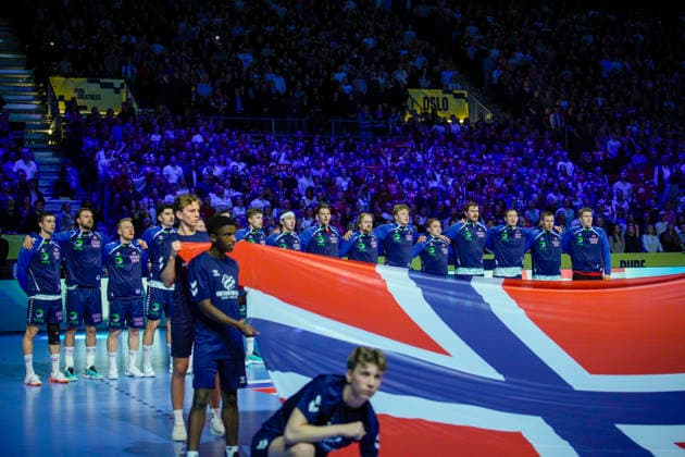 European Handball Championship 2026 France Norway Baerun 20260119 Norway s team before the European Championship handball match between France and Norway in Unity arena Photo Stian Lysberg Solum NTB Baerun Norway EDITORIAL USE ONLY RESTRICTED USE FOR BETTING COMPANIES  Copyright: xStianxLysbergxSolumx xNTBx