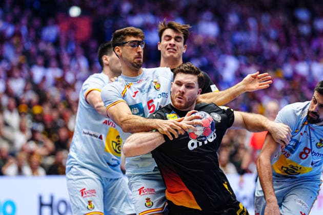 Handball, European Championship, Germany - Spain