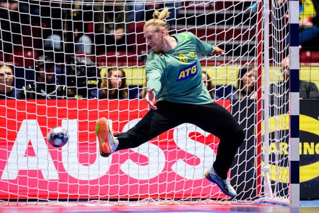 260119 Goalkeeper Mikael Appelgren of Sweden during the EHF European Handball Championship preliminary round match between Georgia and Sweden on January 19, 2026 in Malmö Photo Petter Arvidson BILDBYRAN kod PA PA1125 handball handball handball handballs em 2026 georgien sverige sweden ehf european handball championship georgia bbeng  Copyright: PETTERxARVIDSON BB260119PA124