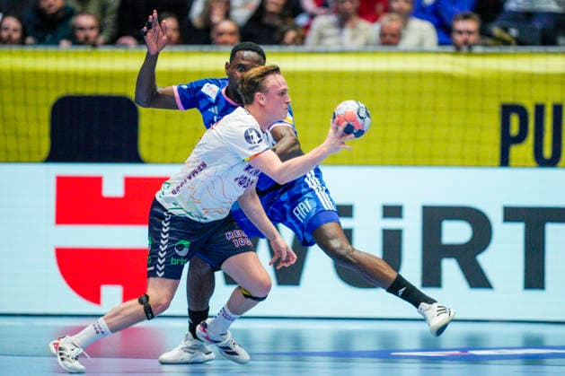 European Handball Championship 2026 France Norway Baerun 20260119 Norway s Tobias Grondahl during the European Championship handball match between France and Norway in Unity arena Photo Stian Lysberg Solum NTB Baerun Norway EDITORIAL USE ONLY RESTRICTED USE FOR BETTING COMPANIES  Copyright: xStianxLysbergxSolumx xNTBx