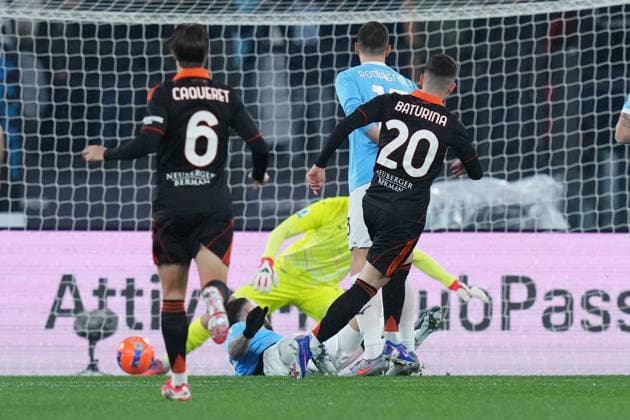 Como™s Martin Baturina gol during the Serie A EniLive soccer match between Lazio and Como at the Rome s Olympic stadium, Italy - Monday January 19, 2026 - Soccer ( Photo by Alfredo Falcone LaPresse )  Copyright: xAlfredoxFalcone LaPressex