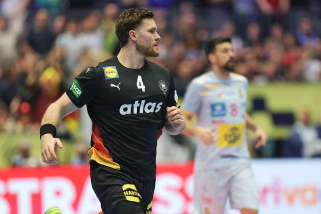 Germany Spain, EHF European Handball Championship 2026 Handball EHF European Championship, International match between Germany and Spain on January 19, 2026 in Herning Denmark , Herning Denmark Jyske Bank Boxen