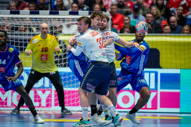 European Handball Championship 2026 France Norway Baerun 20260119 Norway s Sander Sagosen during the European Championship handball match between France and Norway in Unity arena Photo Stian Lysberg Solum NTB Baerun Norway EDITORIAL USE ONLY RESTRICTED USE FOR BETTING COMPANIES  Copyright: xStianxLysbergxSolumx xNTBx