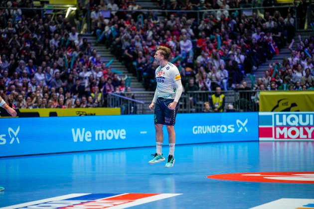 European Handball Championship 2026 France Norway Baerun 20260119 Norway s Sander Sagosen during the European Championship handball match between France and Norway in Unity arena Photo Stian Lysberg Solum NTB Baerun Norway EDITORIAL USE ONLY RESTRICTED USE FOR BETTING COMPANIES  Copyright: xStianxLysbergxSolumx xNTBx