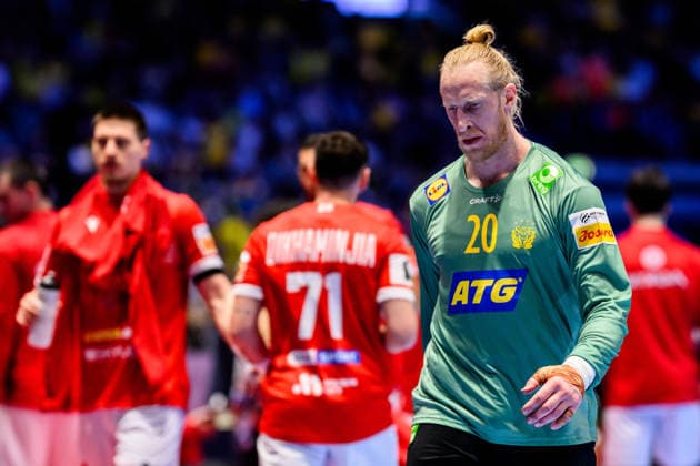 260119 goalkeeper Mikael Appelgren of Sweden during the EHF European Handball Championship preliminary round match between Georgia and Sweden on January 19, 2026 in Malmö Photo Petter Arvidson BILDBYRAN kod PA PA1125 handball handball handball handballs em 2026 georgien sverige sweden ehf european handball championship georgia bbeng  Copyright: PETTERxARVIDSON BB260119PA186