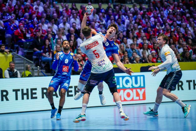 European Handball Championship 2026 France Norway Baerun 20260119 Norway s Sander Sagosen during the European Championship handball match between France and Norway in Unity arena Photo Stian Lysberg Solum NTB Baerun Norway EDITORIAL USE ONLY RESTRICTED USE FOR BETTING COMPANIES  Copyright: xStianxLysbergxSolumx xNTBx