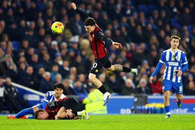 Alex Jimenez of AFC Bournemouth. Brighton and Hove Albion v AFC Bournemouth, Premier League, Football, American Express Community Stadium, Brighton, UK - 19 Jan 2026Brighton American Express Community Stadi United Kingdom EDITORIAL USE ONLY No use with unauthorised audio, video, data, fixture lists, club league logos or live services. Online in-match use limited to 120 images, no video emulation. No use in betting, games or single club league player publications.  Copyright: xJamesxMarsh Shutterstockx 16348254ah
