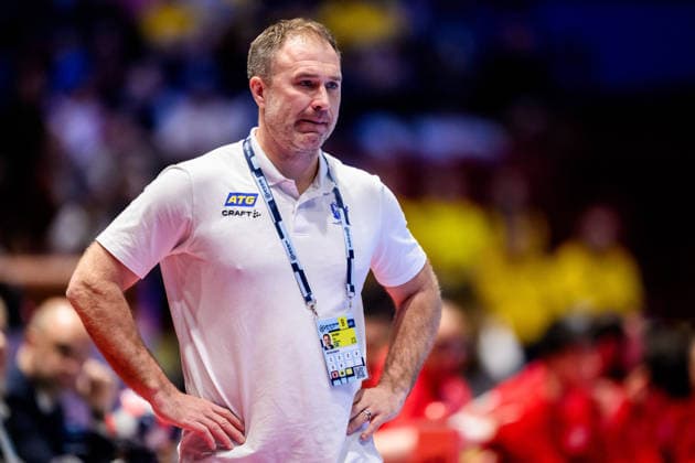 260119 Head coach Michael Apelgren of Sweden during the EHF European Handball Championship preliminary round match between Georgia and Sweden on January 19, 2026 in Malmö Photo Petter Arvidson BILDBYRAN kod PA PA1125 handball handball handball handballs em 2026 georgia sverige sweden ehf european handball championship georgia bbeng  Copyright: PETTERxARVIDSON BB260119PA200