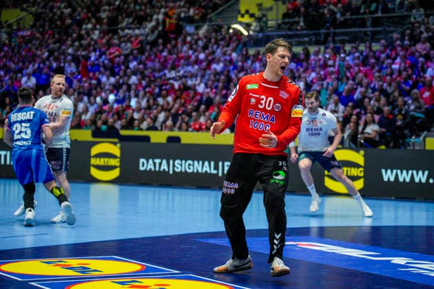 European Handball Championship 2026 France Norway Baerun 20260119 Norway s goalkeeper Torbjorn Bergerud during the European Championship handball match between France and Norway in Unity arena Photo Stian Lysberg Solum NTB Baerun Norway EDITORIAL USE ONLY RESTRICTED USE FOR BETTING COMPANIES  Copyright: xStianxLysbergxSolumx xNTBx