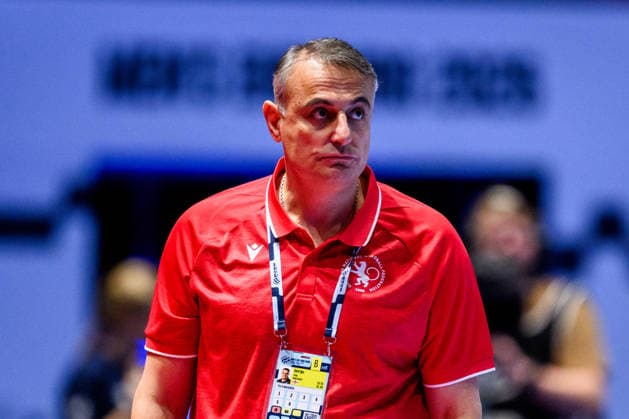 260119 Coach Tite Kalandadze of Georgia during the EHF European Handball Championship preliminary round match between Georgia and Sweden on January 19, 2026 in Malmö Photo Petter Arvidson BILDBYRAN kod PA PA1125 handball handball handball handballs em 2026 georgien sverige sweden ehf european handball championship georgia bbeng  Copyright: PETTERxARVIDSON BB260119PA221