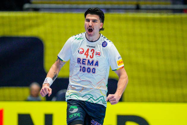 European Handball Championship 2026 France Norway Baerun 20260119 Norway s Simen Lyse during the European Championship handball match between France and Norway in Unity arena Photo Stian Lysberg Solum NTB Baerun Norway EDITORIAL USE ONLY RESTRICTED USE FOR BETTING COMPANIES  Copyright: xStianxLysbergxSolumx xNTBx