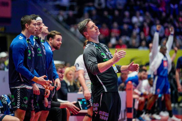 European Handball Championship 2026 France Norway Baerun 20260119 Norway s coach Jonas Wille during the European Championship handball match between France and Norway in Unity arena Photo Stian Lysberg Solum NTB Baerun Norway EDITORIAL USE ONLY RESTRICTED USE FOR BETTING COMPANIES  Copyright: xStianxLysbergxSolumx xNTBx