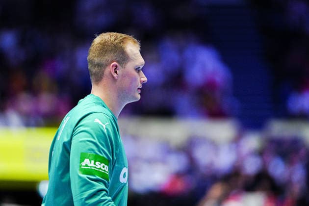 David Spaeth Germany, 01 DEN, Germany vs Spain, Handball, EHF European Championship 2026, Group A, Matchday 3, 19 01 2026 DEN, Germany vs Spain, Handball, EHF European Championship 2026, Group A, Matchday 3, 19 01 2026 Herning Copyright: xEibner-Pressefoto MarcelxvonxFehrnx EP_MFN