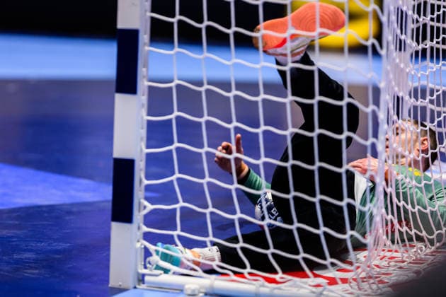 260119 Goalkeeper Andreas Palicka of Sweden during the EHF European Handball Championship preliminary round match between Georgia and Sweden on January 19, 2026 in Malmö Photo Petter Arvidson BILDBYRAN kod PA PA1125 handball handball handball handballs em 2026 georgien sverige sweden ehf european handball championship georgia bbeng  Copyright: PETTERxARVIDSON BB260119PA249