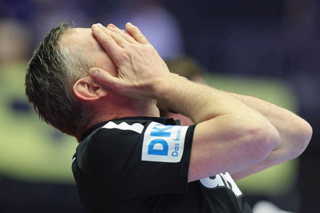 Germany Spain, EHF Handball European Championship 2026 Coach Alfred Gislason Germany Handball EHF European Championship, International match between Germany and Spain on January 19, 2026 in Herning Denmark , Herning Denmark Jyske Bank Boxen