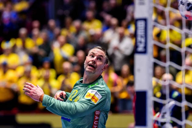 260119 Goalkeeper Andreas Palicka of Sweden during the EHF European Handball Championship preliminary round match between Georgia and Sweden on January 19, 2026 in Malmö Photo Petter Arvidson BILDBYRAN kod PA PA1125 handball handball handball handballs em 2026 georgien sverige sweden ehf european handball championship georgia bbeng  Copyright: PETTERxARVIDSON BB260119PA263