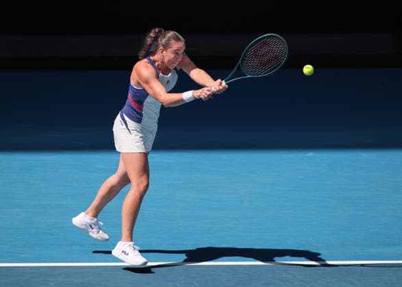 Tereza Valentova CZE , Australian Open 2026, Melbourne Park, Melbourne, Victoria, Australia Copyright: xJuergenxHasenkopfx