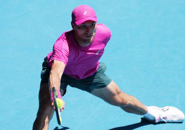 January 20, 2026, Melbourne, Victoria, Australia: RAPHAEL COLLINGTON of Belgium during the match against L. Musetti of Italy in the first round of Australian Open, Melbourne, Australia. Melbourne Australia - ZUMAc278 20260120_zsp_c278_004 Copyright: xMarcinxCholewinskix