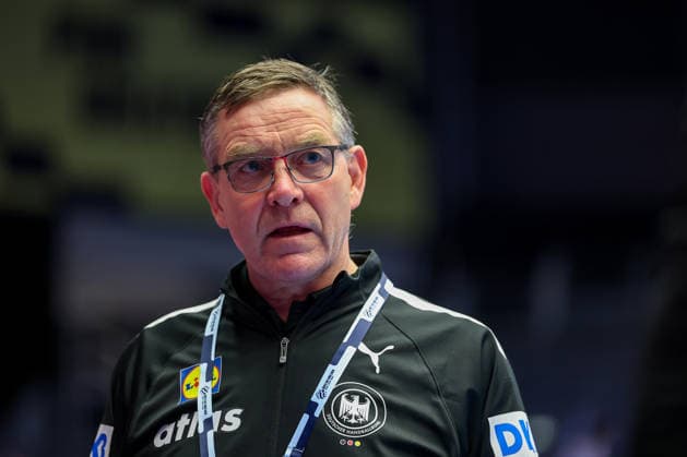 19 01 2026, Handball, Men s EHF EURO 2026, Germany Spain, Jyske Bank Boxen in Herning, Denmark, Preliminary Round Headcoach Alfred Gislason Germany hc Denmark