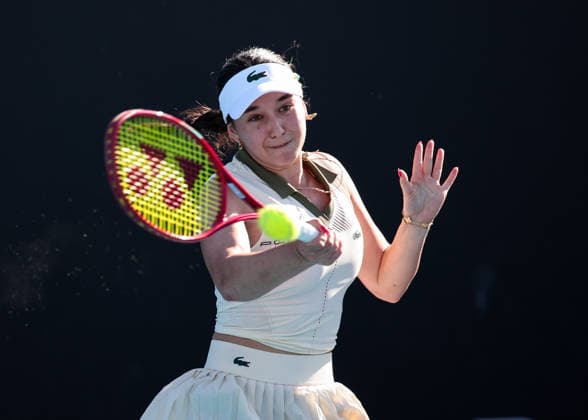Eva Lys GER , Australian Open 2026, Melbourne Park, Melbourne, Victoria, Australia Copyright: xJuergenxHasenkopfx
