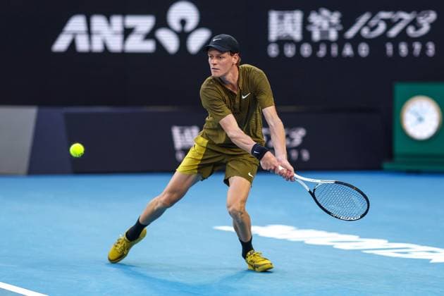 Jannik Sinner during his first round match Australian Open tennis tournament, Day Three, Melbourne Park, Australia - 20 Jan 2026Melbourne Melbourne Park Victoria (VIC) Australia  Copyright: xEllaxLing Shutterstockx 16303003fv