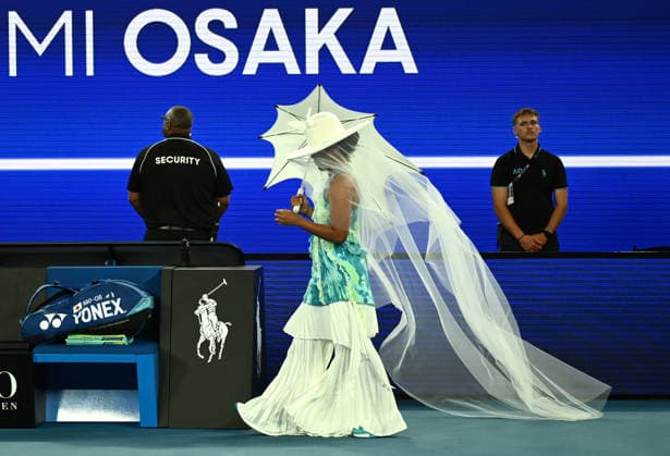 TENNIS AUSTRALIAN OPEN, Naomi Osaka of Japan enters the court ahead of the Women™s 1st round match against Antonia Ruzic of Croatia on day 3 of the 2026 Australian Open tennis tournament at Melbourne Park in Melbourne, Tuesday, January 20, 2026. ( NO ARCHIVING MELBOURNE VICTORIA AUSTRALIA  Copyright: xJOELxCARRETTx 20260120161911203847