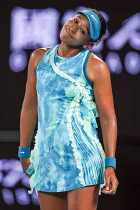 Naomi Osaka during her first round match Australian Open tennis tournament, Day Three, Melbourne Park, Australia - 20 Jan 2026Melbourne Melbourne Park Victoria (VIC) Australia  Copyright: xEllaxLing Shutterstockx 16303003jg
