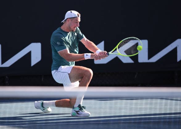 Jan Lennard Struff GER , Australian Open 2026, Melbourne Park, Melbourne, Victoria, Australia Copyright: xJuergenxHasenkopfx