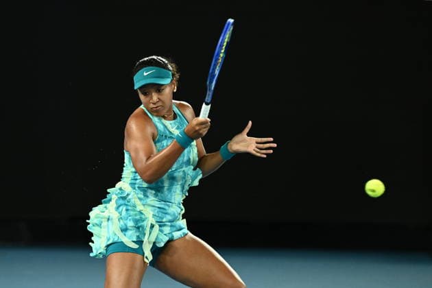 TENNIS AUSTRALIAN OPEN, Naomi Osaka of Japan in action during the Women™s 1st round match against Antonia Ruzic of Croatia on day 3 of the 2026 Australian Open tennis tournament at Melbourne Park in Melbourne, Tuesday, January 20, 2026. ( NO ARCHIVING MELBOURNE VICTORIA AUSTRALIA  Copyright: xJOELxCARRETTx 20260120178984611683