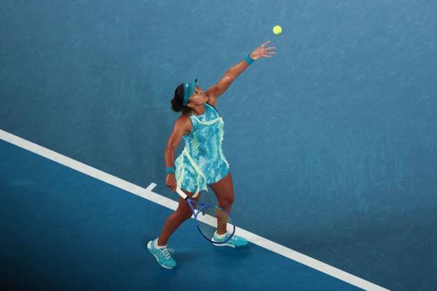 Naomi Osaka during her first round match Australian Open tennis tournament, Day Three, Melbourne Park, Australia - 20 Jan 2026Melbourne Melbourne Park Victoria (VIC) Australia  Copyright: xRachelxBach Shutterstockx 16303004fm