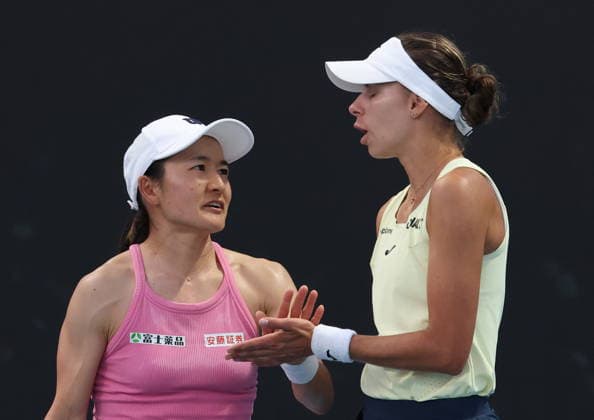 TENIS AUSTRALIAN OPEN 2026 20012026 N Z MAGDA LINETTE I SHUKO AOYAMA DEBEL PIERWSZA RUNDA AUSTRALIAN OPEN W MELBOURNE MARCIN CHOLEWINSKI NEWSPIX.PL TENIS AUSTRALIAN OPEN 2026 20012026 MAGDA LINETTE AND SHUKO AOYAMA DURING DOUBLE GAME OF AUSTRALIAN OPEN IN MELBOURNE NEWSPIX.PL --- newspix.pl 
