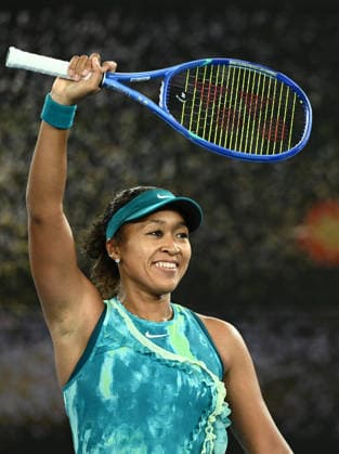 TENNIS AUSTRALIAN OPEN, Naomi Osaka of Japan celebrates winning the Women™s 1st round match against Antonia Ruzic of Croatia on day 3 of the 2026 Australian Open tennis tournament at Melbourne Park in Melbourne, Tuesday, January 20, 2026. ( NO ARCHIVING MELBOURNE VICTORIA AUSTRALIA  Copyright: xJOELxCARRETTx 20260120174217755929