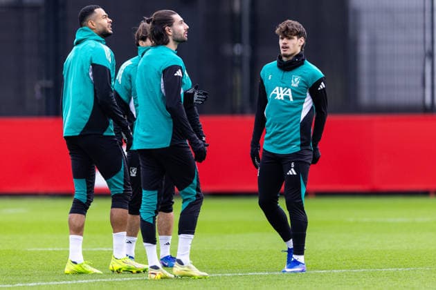 Football - UEFA Champions League - Olympique de Marseille v Liverpool FC - MD-1 LIVERPOOL, ENGLAND - Tuesday, January 20, 2026: Liverpool s Milos Kerkez during a training session at the AXA Training Centre ahead of the UEFA Champions League match between Olympique de Marseille and Liverpool FC. (Photo by Jessica Hornby Propaganda)  Copyright: xDavidxRawcliffex P2026-01-20-LFC-Training-Marseille-14