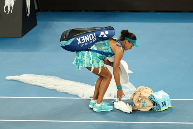 Naomi Osaka wins her first round match Australian Open tennis tournament, Day Three, Melbourne Park, Australia - 20 Jan 2026Melbourne Melbourne Park Victoria (VIC) Australia  Copyright: xRachelxBach Shutterstockx 16303004ho