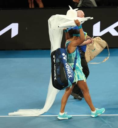 Naomi Osaka wins her first round match Australian Open tennis tournament, Day Three, Melbourne Park, Australia - 20 Jan 2026Melbourne Melbourne Park Victoria (VIC) Australia  Copyright: xRachelxBach Shutterstockx 16303004hs