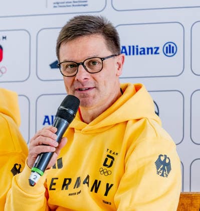 Olaf Tabor (DOSB-Vorstand Leistungssport und Chef de Mission Team Deutschland Mailand Cortina 2026) Portrait Portraet GER, Offizielle DOSB Olympia Nominierung Team Deutschland, Olympische Winterspiele Mailand Cortina 2026, Pressekonferenz, 20.01.2026. GER, Offizielle DOSB Olympia Nominierung Team Deutschland, Olympische Winterspiele Mailand Cortina 2026, Pressekonferenz, 20.01.2026. Muenchen *** Olaf Tabor DOSB Director of Competitive Sports and Chef de Mission Team Germany Milan Cortina 2026 Portrait Portrait GER, Official DOSB Olympic Nomination Team Germany, Olympic Winter Games Milan Cortina 2026, Press Conference, 20 01 2026 GER, Official DOSB Olympic Nomination Team Germany, Olympic Winter Games Milan Cortina 2026, Press Conference, 20 01 2026 Munich Copyright: xEibner-Pressefoto FranzxFeinerx EP_HFR