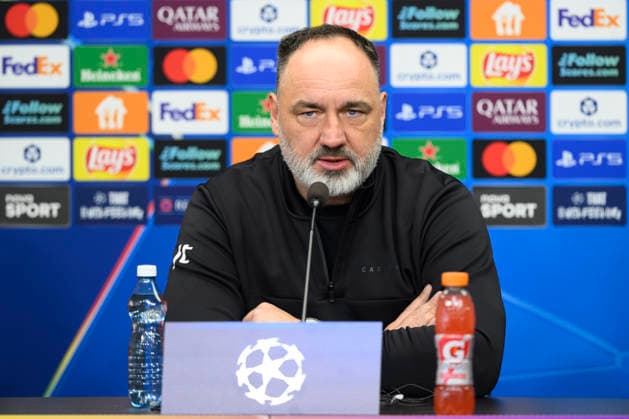 Football, CL, Slavia Prague, Press conference