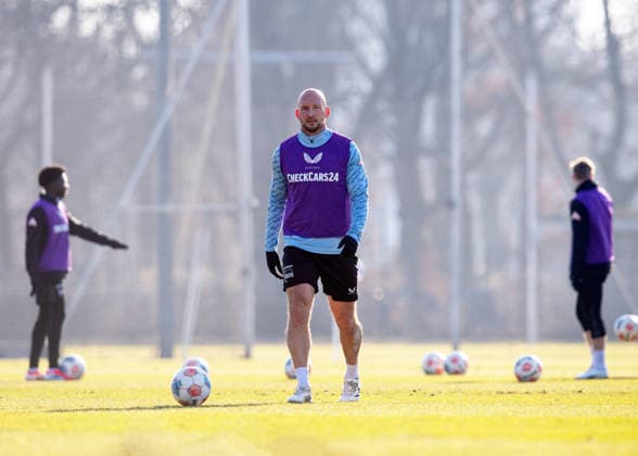 Soccer, Men, Season 2025 26, 2 Bundesliga, Hertha BSC, Training, Toni Leistner Hertha BSC , 20 01 2026, Copyright: xSebastianxRäppold MatthiasxKochx