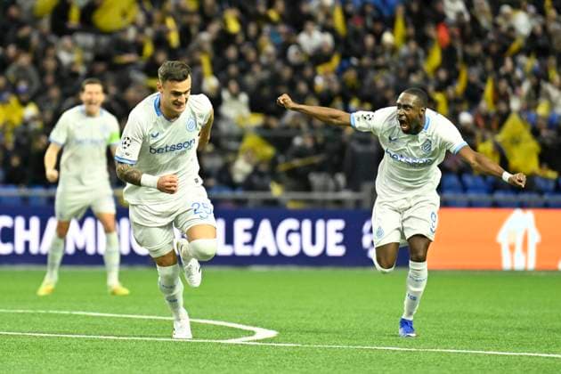 Kairat Almaty v Club Brugge - UEFA Champions League ALMATY, KAZACHSTAN - JANUARY 20 : Stankovic Aleksandar midfielder of Club Brugge celebrates scoring a goal during the UEFA Champions League 2025 26 League Phase MD7 match between Kairat Almaty and Club Brugge on January 20, 2026 in Almaty, Kazachstan, 20 01 2026 Almaty Kazachstan  Copyright: xJanxDexMeuleneirx