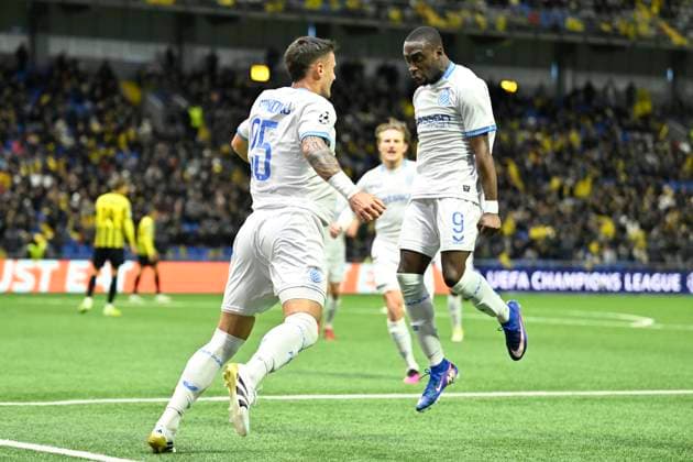 Kairat Almaty v Club Brugge - UEFA Champions League ALMATY, KAZACHSTAN - JANUARY 20 : Stankovic Aleksandar midfielder of Club Brugge celebrates scoring a goal during the UEFA Champions League 2025 26 League Phase MD7 match between Kairat Almaty and Club Brugge on January 20, 2026 in Almaty, Kazachstan, 20 01 2026 Almaty Kazachstan  Copyright: xJanxDexMeuleneirx