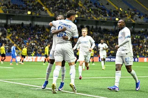 Kairat Almaty v Club Brugge - UEFA Champions League ALMATY, KAZACHSTAN - JANUARY 20 : Stankovic Aleksandar midfielder of Club Brugge celebrates scoring a goal during the UEFA Champions League 2025 26 League Phase MD7 match between Kairat Almaty and Club Brugge on January 20, 2026 in Almaty, Kazachstan, 20 01 2026 Almaty Kazachstan  Copyright: xJanxDexMeuleneirx