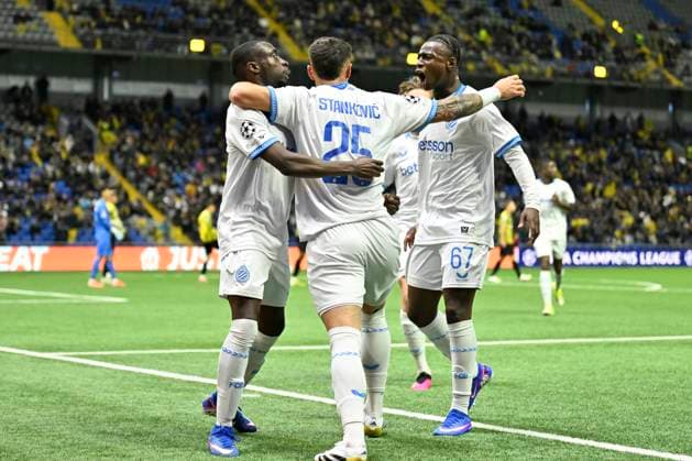 Kairat Almaty v Club Brugge - UEFA Champions League ALMATY, KAZACHSTAN - JANUARY 20 : Stankovic Aleksandar midfielder of Club Brugge celebrates scoring a goal during the UEFA Champions League 2025 26 League Phase MD7 match between Kairat Almaty and Club Brugge on January 20, 2026 in Almaty, Kazachstan, 20 01 2026 Almaty Kazachstan  Copyright: xJanxDexMeuleneirx