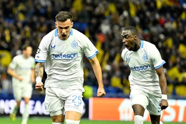 Kairat Almaty v Club Brugge - UEFA Champions League ALMATY, KAZACHSTAN - JANUARY 20 : Stankovic Aleksandar midfielder of Club Brugge celebrates scoring a goal during the UEFA Champions League 2025 26 League Phase MD7 match between Kairat Almaty and Club Brugge on January 20, 2026 in Almaty, Kazachstan, 20 01 2026 Almaty Kazachstan  Copyright: xJanxDexMeuleneirx